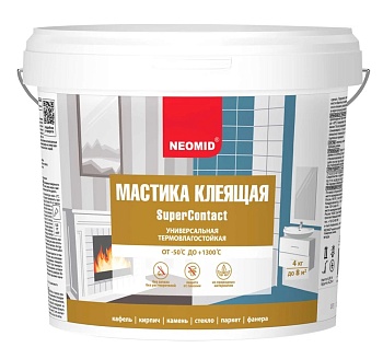 Мастика клеящая термостойкая универсальная Неомид (4кг)