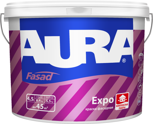 Краска акриловая AURA FASAD EXPO 4.5л