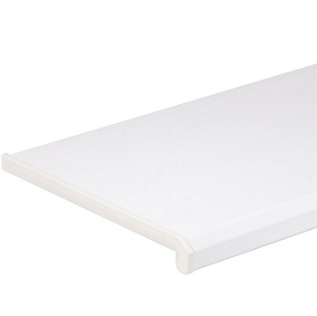 Подоконник пластиковый белый глянец Комфорт 150мм