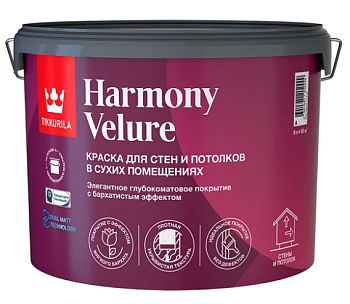 Краска для интерьеров Harmony Velure 9л C TIKKURILA