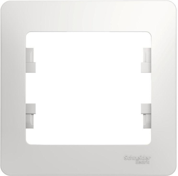 Рамка Schneider Glossa 1 пост белый