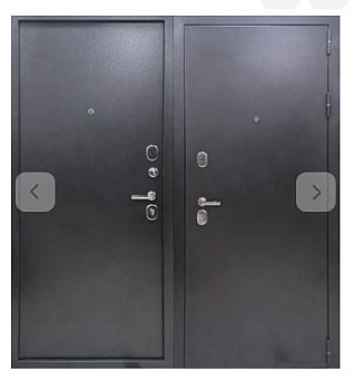 Дверь входная мет/мет СОТКА СЕРЕБРО 960 Правая