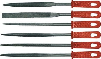 Набор надфилей 5*140 6шт FIT 42160