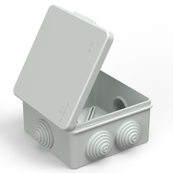 Коробка распределительная ОП безгалогенная (HF) 100х100х50 Промрукав 40-0300