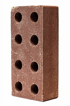 Кирпич Гиперпресс 1НФ АКВАРИД Красный Гладкий (270шт)