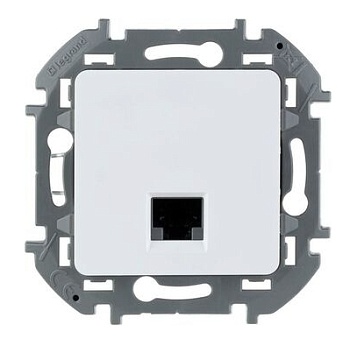Механизм розетки информационной RJ45 Inspiria CAT.6 UTP бел. Leg 673830