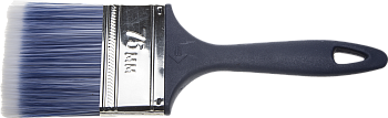 Кисть 75мм плоская искуссвенная щетина Зубр Аква 4-01013-075