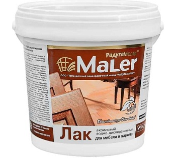 Лак акриловый глянцевый 1кг  Радуга