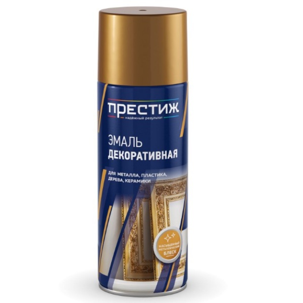 Эмаль Аэрозольная Металлик ХРОМ 425мл Престиж