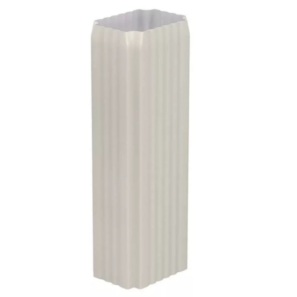 Труба водосточная 76х102х2000 белый RAL 9003