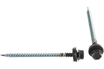 Саморез кровельный 4,8х70 Графит RAL 7024  DAXMER