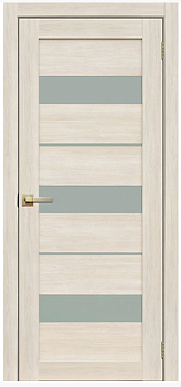 Дверное полотно LA STELLA 200 ПВХ Ясень снежный матовое стекло 700*2000 