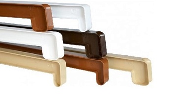 Заглушка 350мм с одним капиносом (пара) для подоконника Данке NEW Батиан гранит (116)