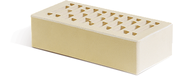 Кирпич керамический Маркинский 1НФ Белый (Светлый Беж) М-150 (480шт)