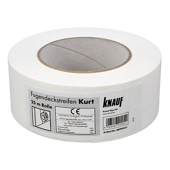 Лента армирующая для швов ГКЛ KNAUF KURT 50мм*25м