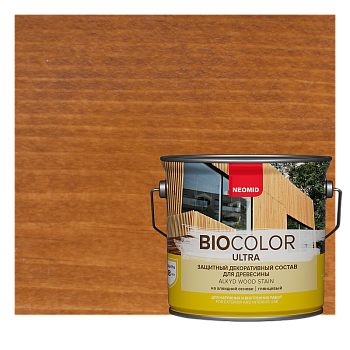 Пропитка для древесины NEOMID BIO COLOR Ultra Орегон 0,9л.