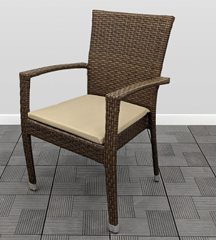 Кресло из ротанга Бали жгут 7425