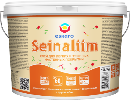 Клей для стеклообоев Сейналим Eskaro 10л Seinaliim