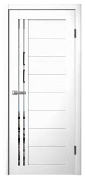 Дверное полотно LA STELLA 270 ПВХ Макиато New зеркало 800*2000 