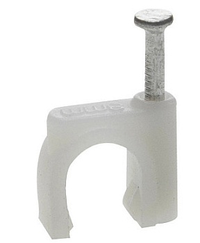 Скоба круглая с гвоздем 10мм