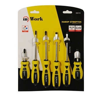 Отвертки InWork 2 шт. (РН2 6х100, SL6 6х100) 56015