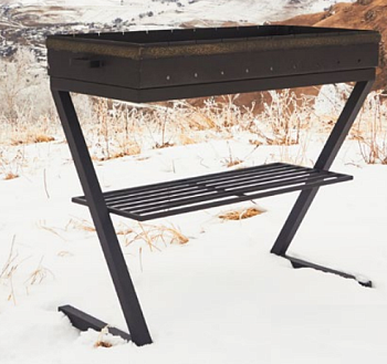 Мангал Z-стандарт с решеткой Сталькомфорт