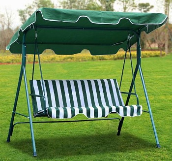 Качели садовые Палермо зеленые