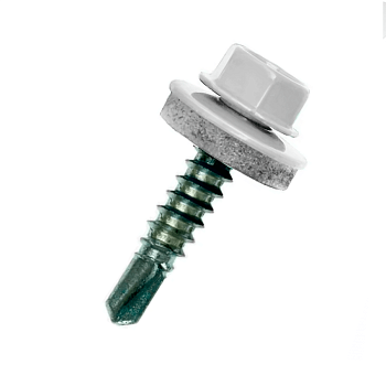 Саморез кровельный 4,8х19 RAL 9003  DAXMER (400 шт)