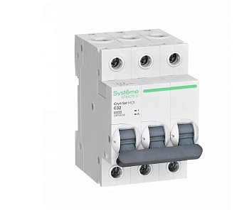 Выключатель автоматический модульный 3п C 32А 4.5кА City9 Set 400В SE C9F34332