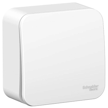 Переключатель 1-клавишный ОП Blanca 10А IP20 (сх. 6) 250В с изолированной пластиной белый  SchE BLNVA106011