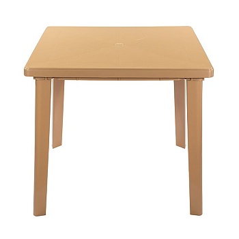 Стол квадратный бежевый  80*80*71 см Стандарт Пластик