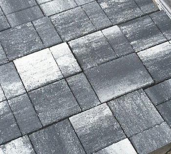 Тротуарная плитка Новый город Хаски, гладкая САПФИР (40 мм) (в поддоне 18,43м2 в ряду 0,92м2)