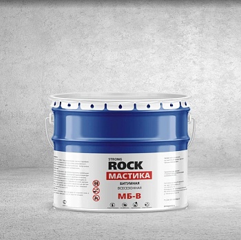 ДИСКОНТ Мастика битумная STRONG ROCK МБ-В всесезон.фундамент  5л/5кг