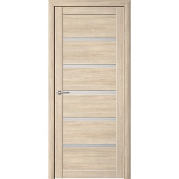 Дверное полотно остекленное Вена 800х2000 Лиственница мокко, стекло матовое