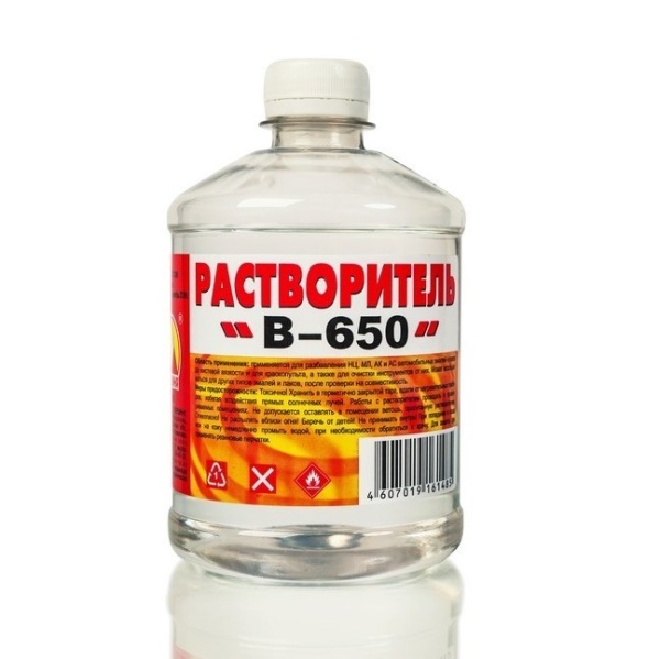 Растворитель 650 0,5л ВЕРШИНА  (20шт в 1уп)