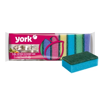 Губки для посуды York Миди упаковка 10 шт