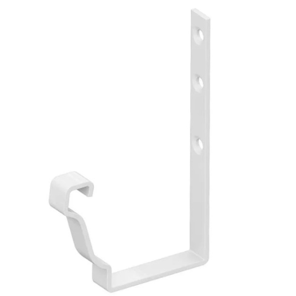 Держатель желоба 120х86 белый RAL 9003