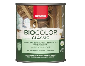 Пропитка для древесины NEOMID BIO COLOR Classic Бесцветный 0,9л.