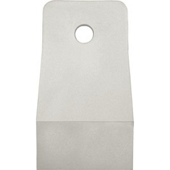 Шпатель резиновый белый 40мм 06883