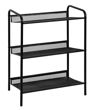 Подставка для обуви Женева13 3полки 450*270*600мм черный ПДО Ж13Ч    240744