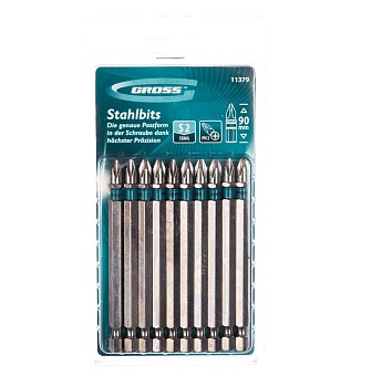 Насадка PH2*90мм намагниченная GROSS 11379(10)