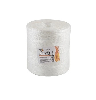 ШПАГАТ ПОЛИПРОПИЛЕН. БЕЛЫЙ 1600 ТЕКС D=1,5 ММ  625 М (1/16) "РЫЖИЙ КОТ"