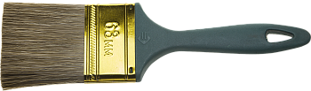 Кисть 63мм плоская смешанная щетина Зубр Лазурь 4-01014-063