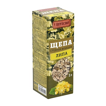 Щепа для копчения (липа) 1л BOYSCOUT 61415
