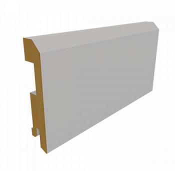 Плинтус напольный МДФ Albero МДФ Vinyl Платина 100*16*2070 