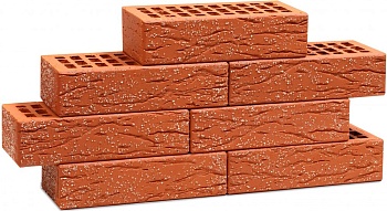 Кирпич керамический ВКЗ 1НФ М-150 Красный Кварц Руст (480шт) 