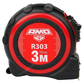Рулетка 3м*16мм AMO R303