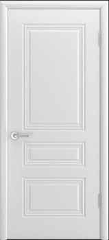 Дверь межкомнатная Трио Грэс В1 (Троя В1 )Эмаль белая без патины 700  Глухое