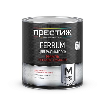 Эмаль для радиаторов Акриловая белая Престиж 1,9кг полуглянец (6) Ю136