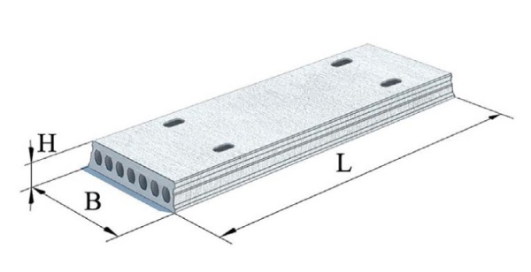 Плита перекрытия ПБ 93-15-8(4,027т)